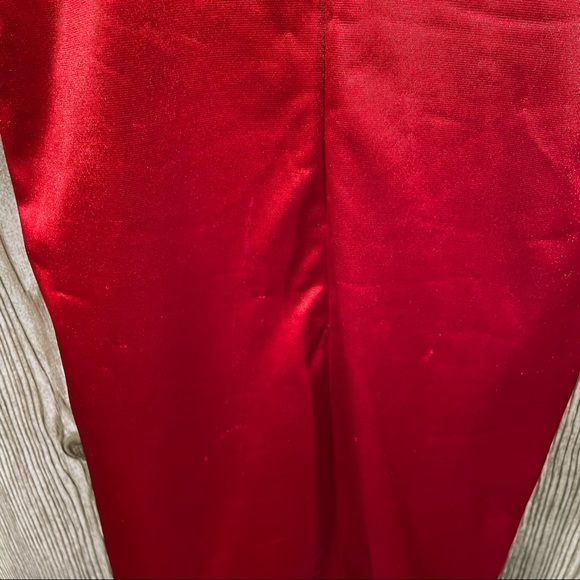 Fashion Nova Red Satin Dress Sz S - Picture 10 of 10